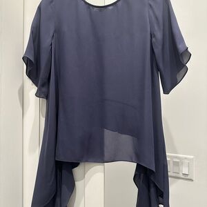 Elizabeth and James Deep Blue Blouse